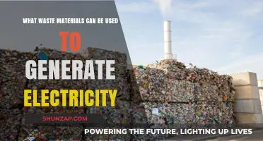 Transforming Trash to Power: Waste Materials for Electricity Generation