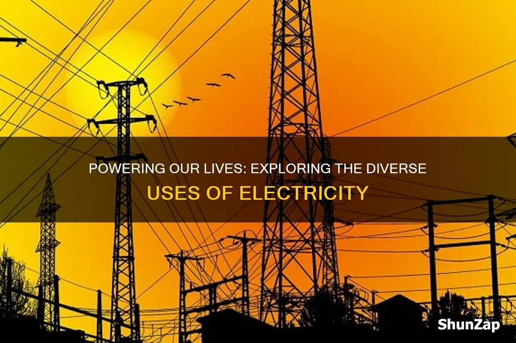 what we use electricity for