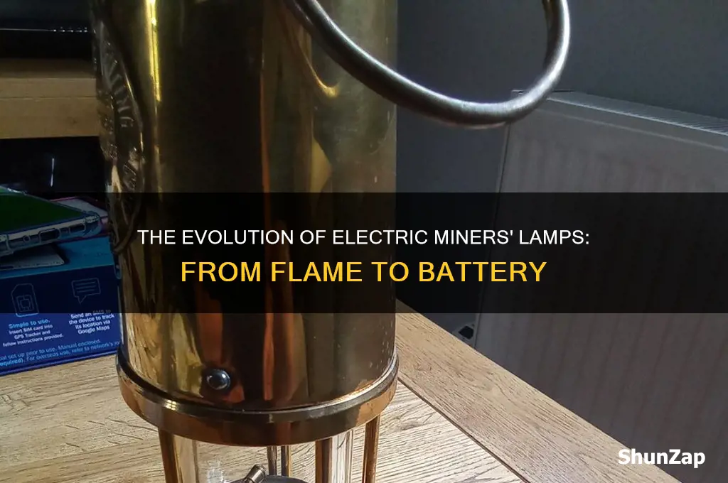 what were electric miners lamps powered by