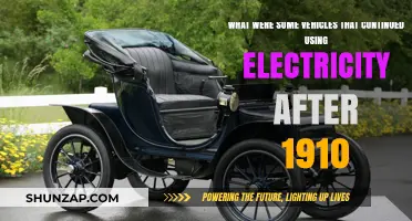 Electric Vehicles Persisting Beyond 1910: Pioneers of Sustainable Transportation