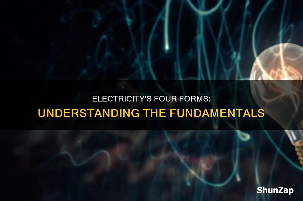 what were the four kinds of electricity