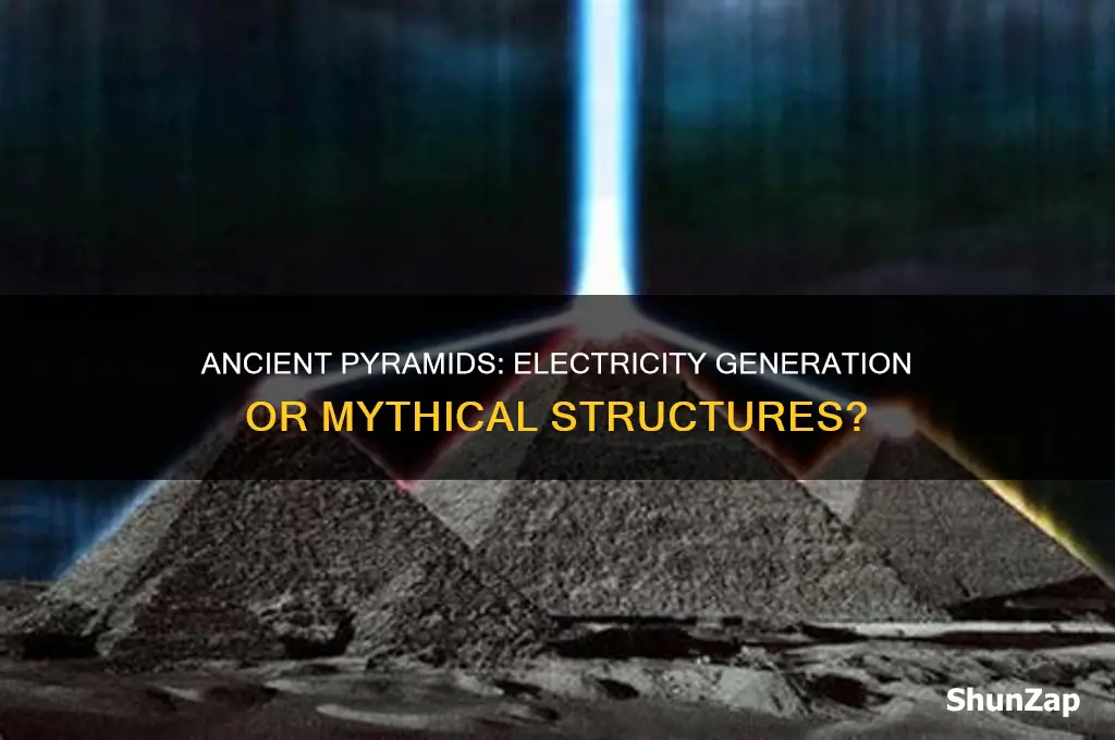 what were the pyramids used for electricity