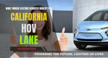 California's HOV Lane: Electric Vehicles That Qualify