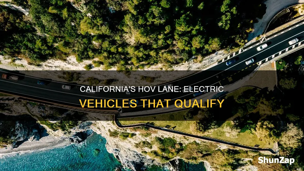 what which electric vehicles qualify for california hov lane