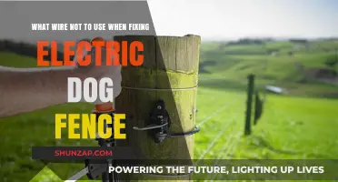 Avoid These Wires for Safe and Reliable Electric Dog Fence Repairs