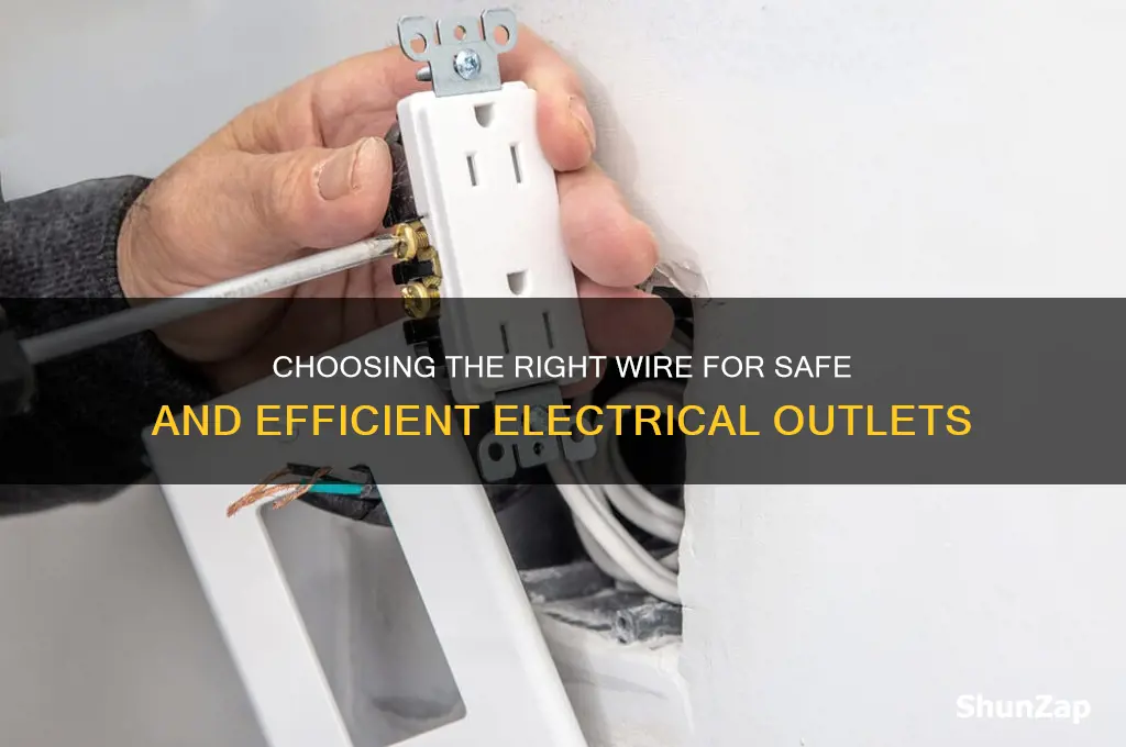 what wire to use for electrical outlets