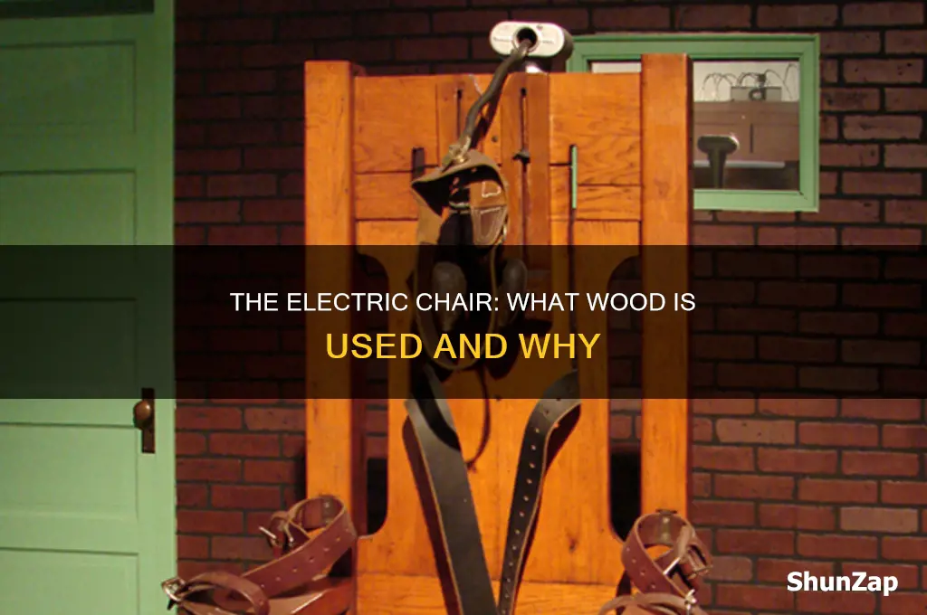 what wood is electric chair made of