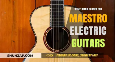 Discover the Premium Wood Used in Maestro Electric Guitars