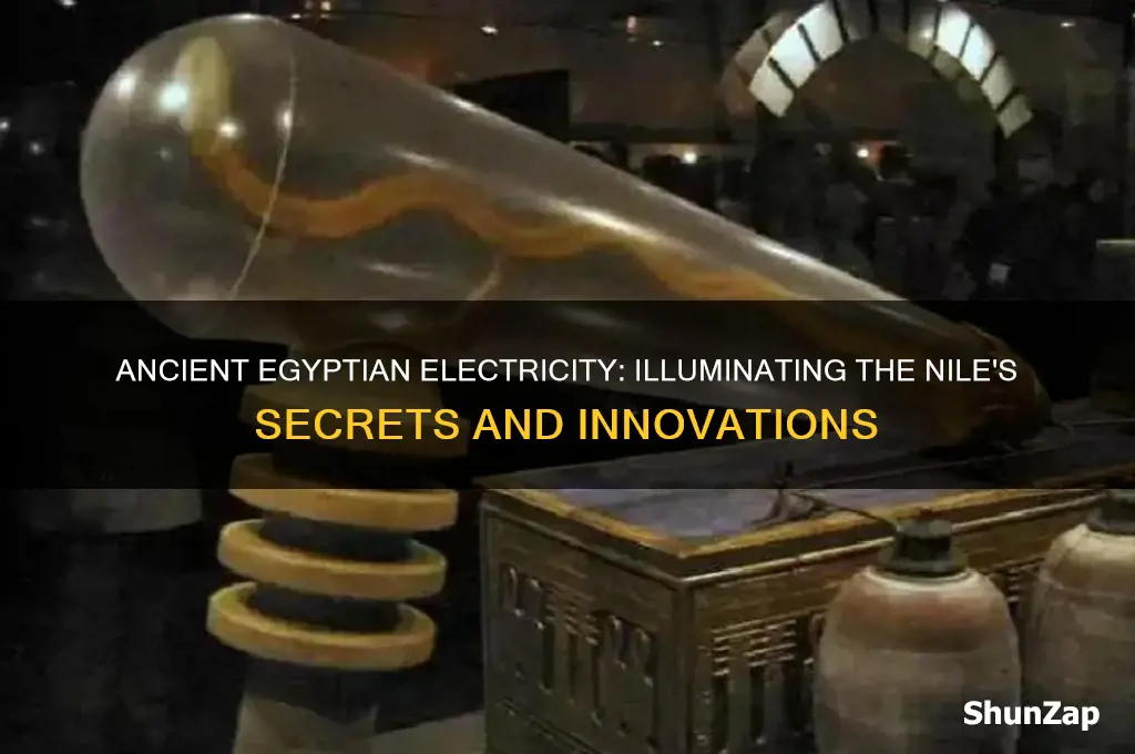 what would ancient egyptians use electrity for