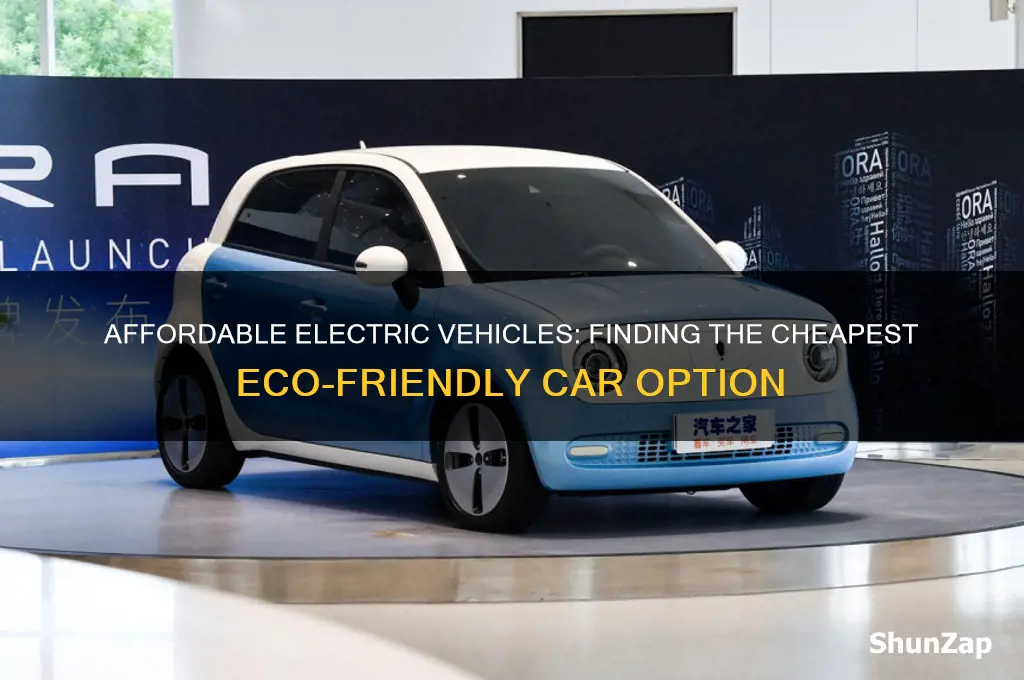what would be the cheapest electric car be