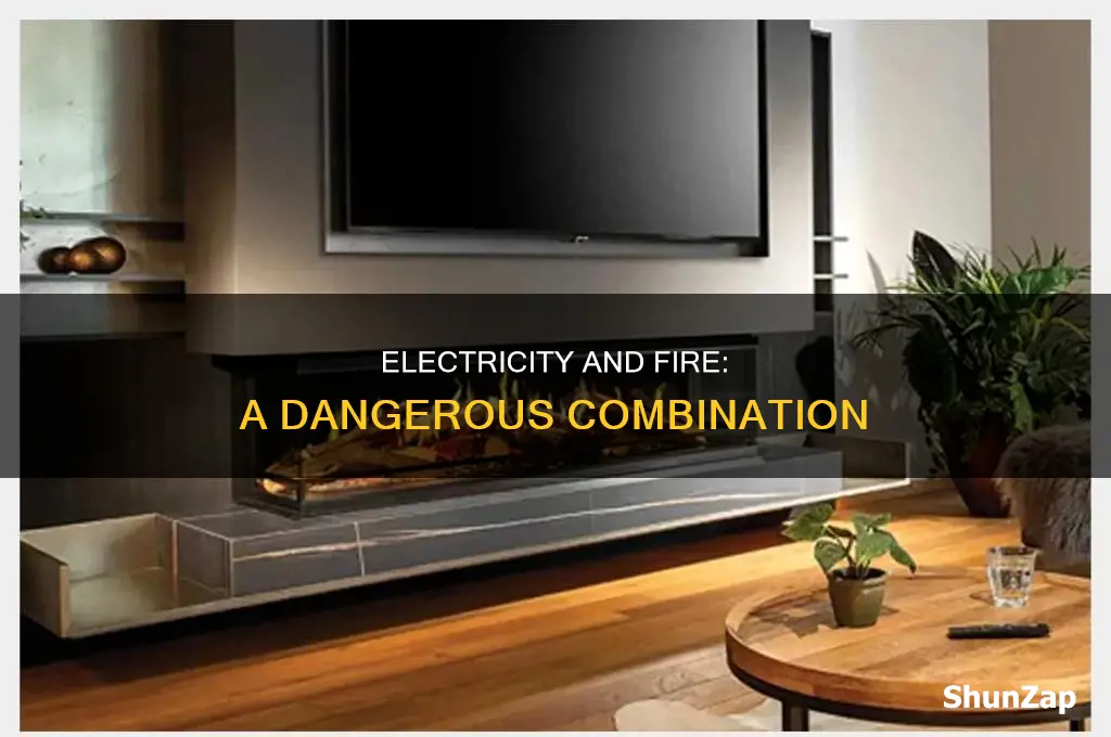 what would happen if fire touched electricity