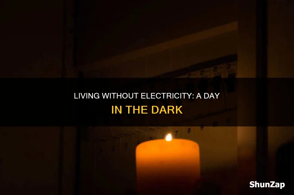 what would you do with no electricity