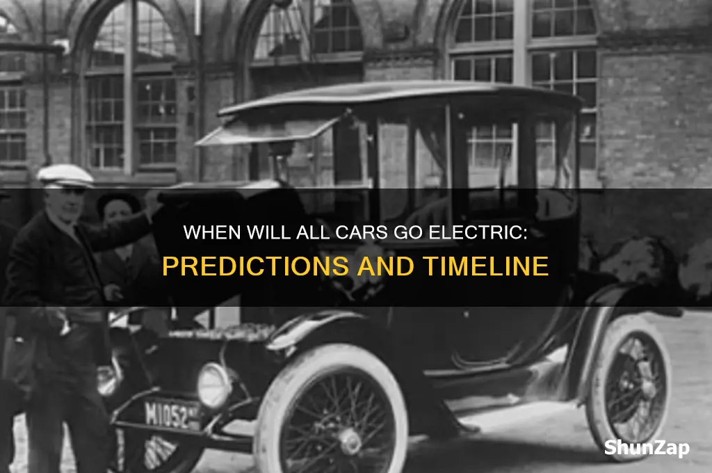 what year all cars electric