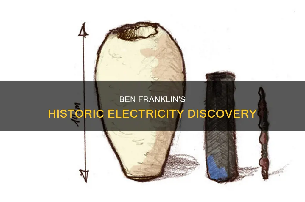 what year did ben franklin created electricity