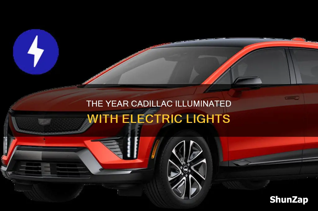what year did cadillac have electric lights