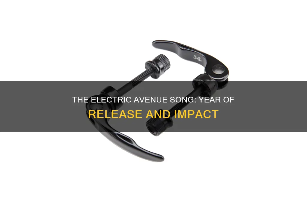 what year did electric avenue come out