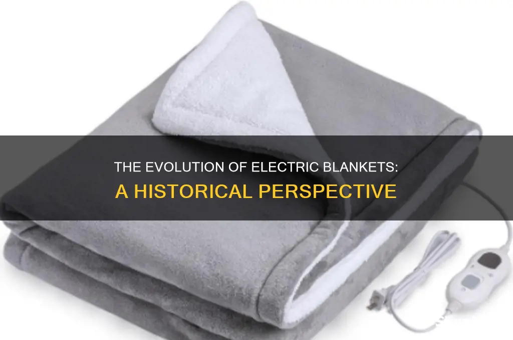 what year did electric blankets come out