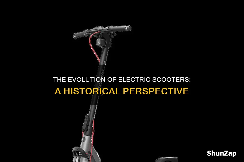 what year did electric scooters come out