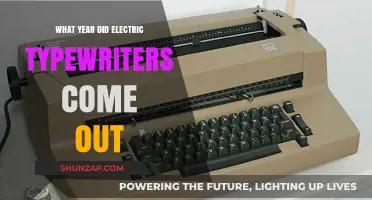 The Evolution of Electric Typewriters: A Historical Overview