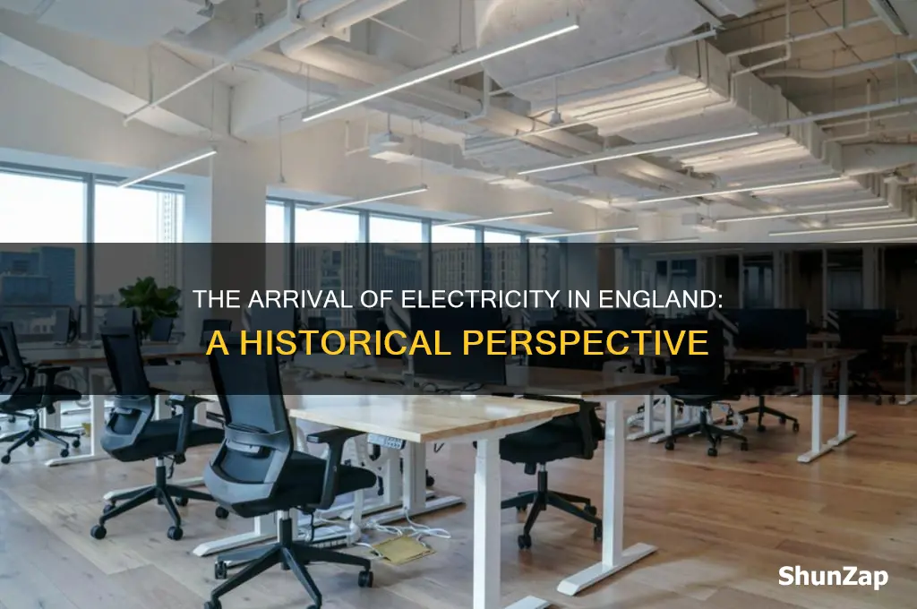 what year did electricity come to england