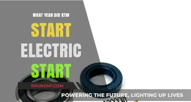 The Evolution of KTM: Electric Start's Debut