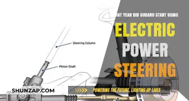 When Did Subaru Switch to Electric Power Steering?