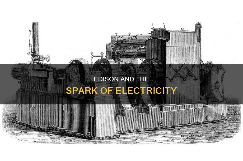 what year did thomas edison created electricity