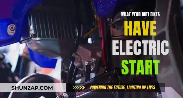 Electric Start Dirt Bikes: Which Years Have This Feature?