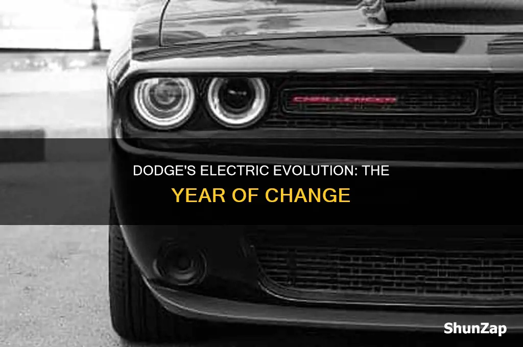 what year is dodge going all electric