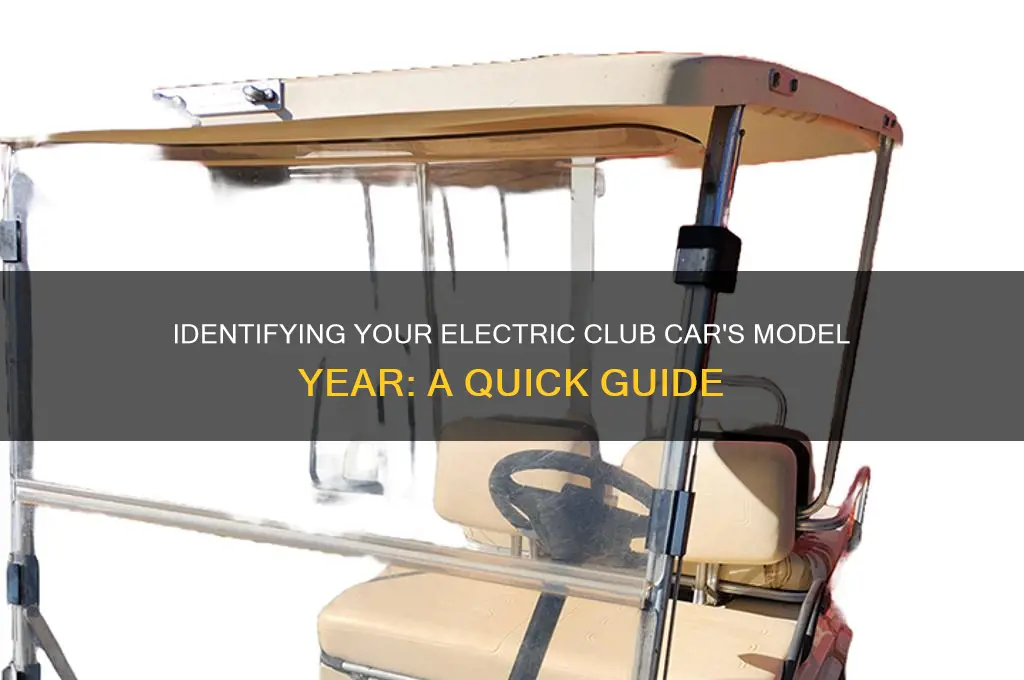what year is my electric club car