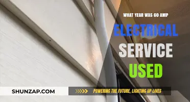 When Did 60 Amp Electrical Service Become Common in Homes?