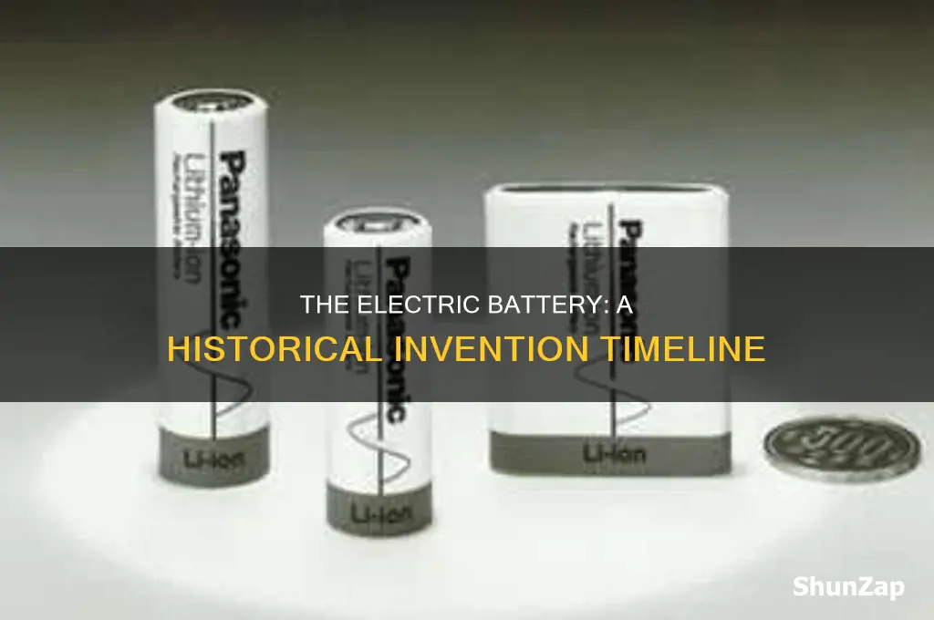 what year was the electric battery invented