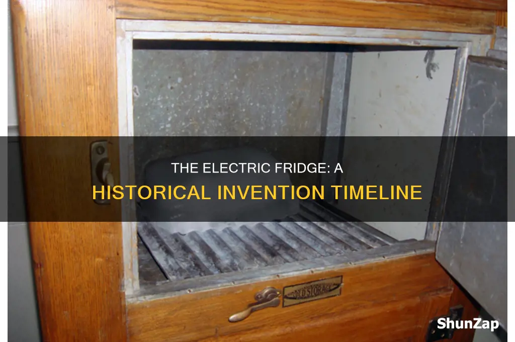 what year was the electric fridge invented