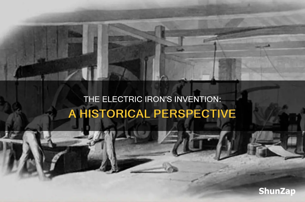 what year was the electric iron invented