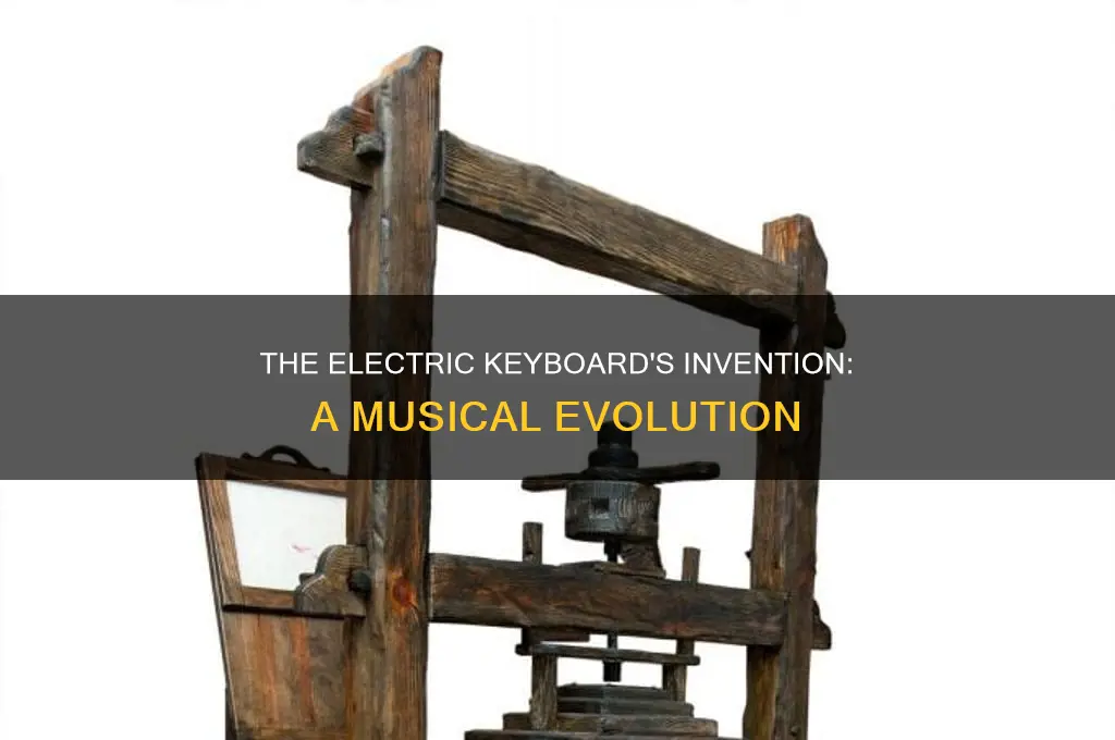 what year was the electric keyboard invented