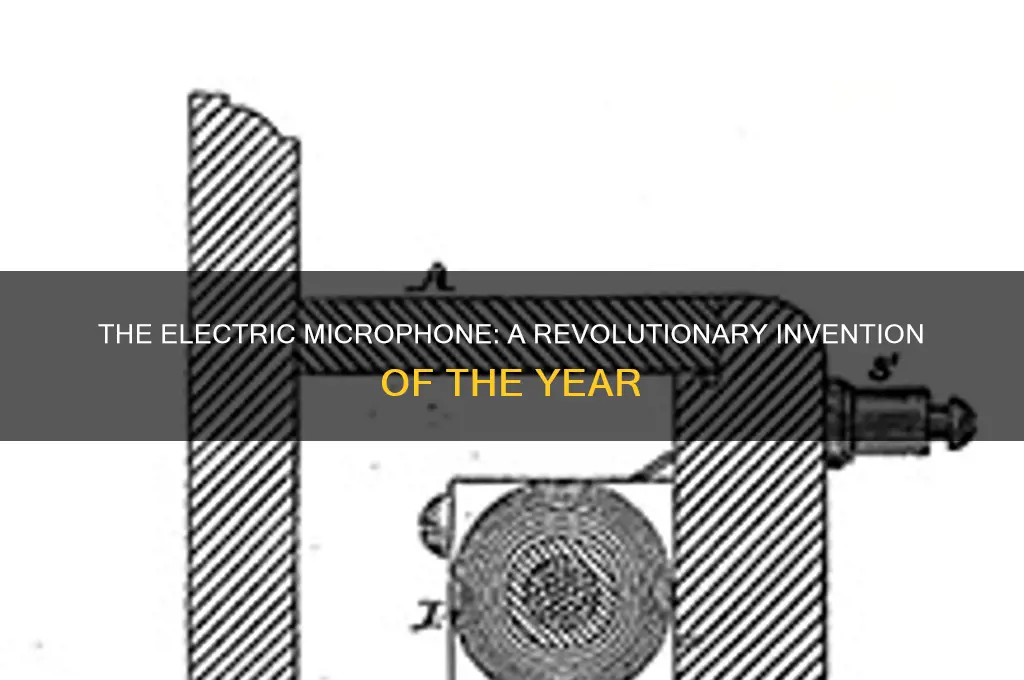 what year was the electric microphone invented