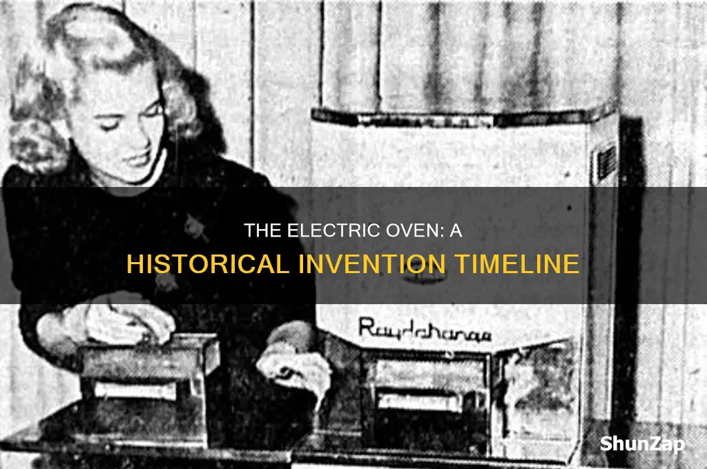what year was the electric oven invented