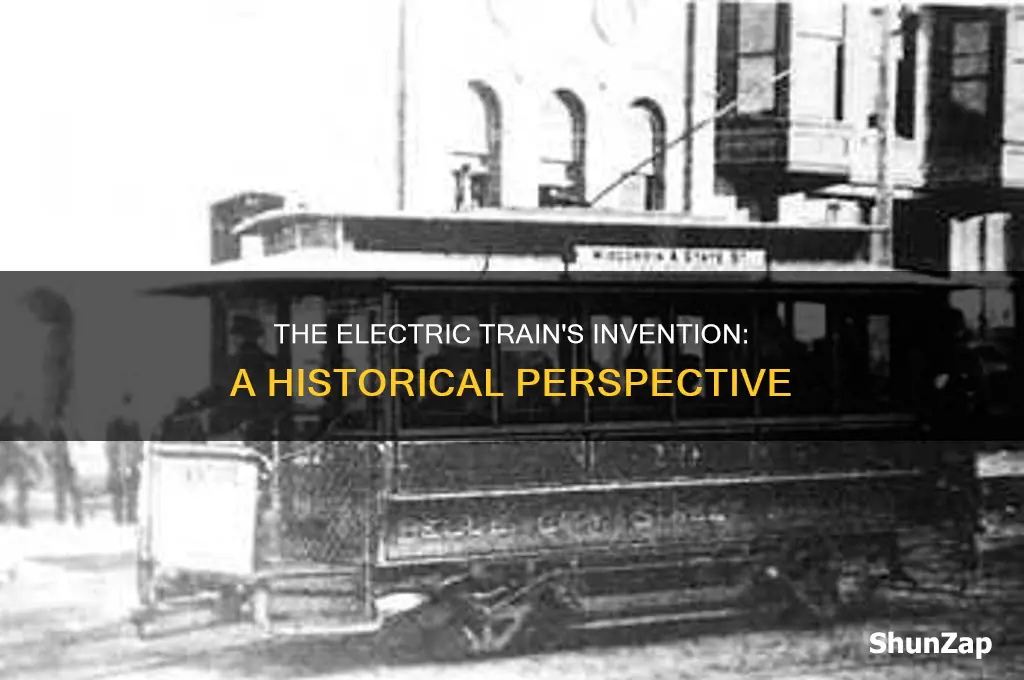 what year was the electric train invented