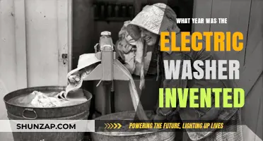The Evolution of Electric Washers: Invention Timeline