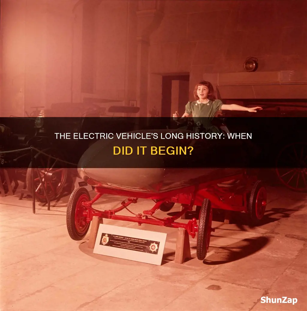 what year was the first electric vehicle made