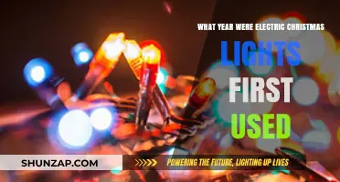 The First Glow: When Electric Christmas Lights Illuminated Homes