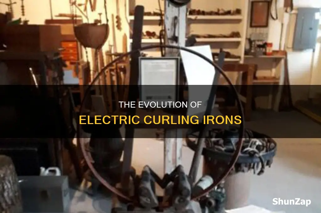 what year were electric curling irons invented