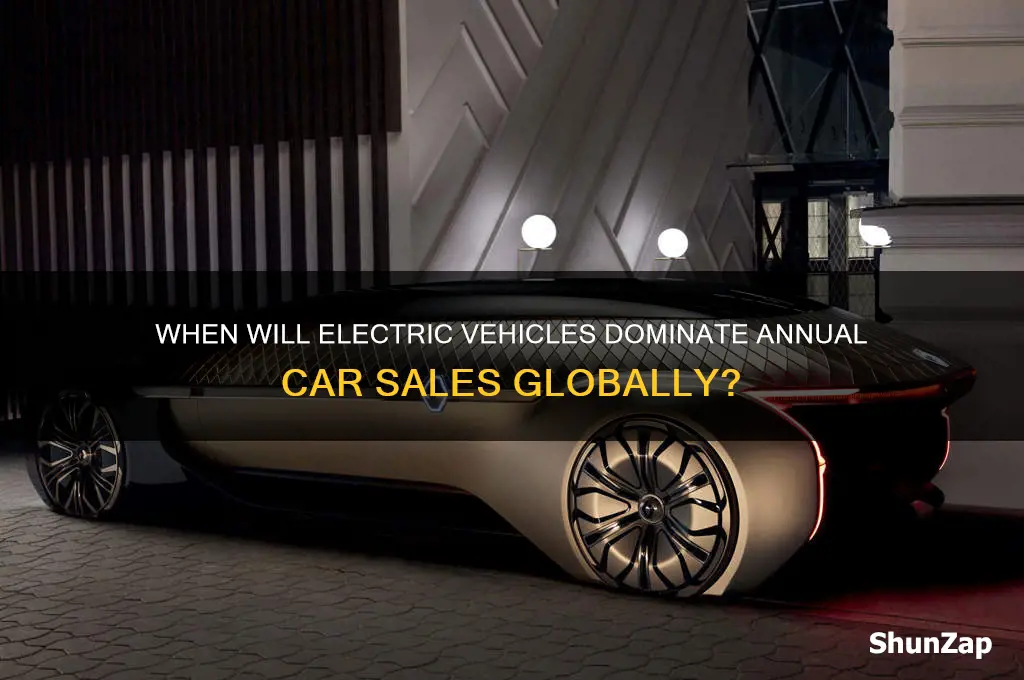 what year will most cars sold be electric