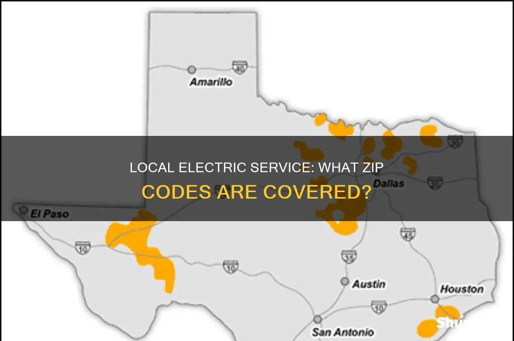 what zip codes do local electric service