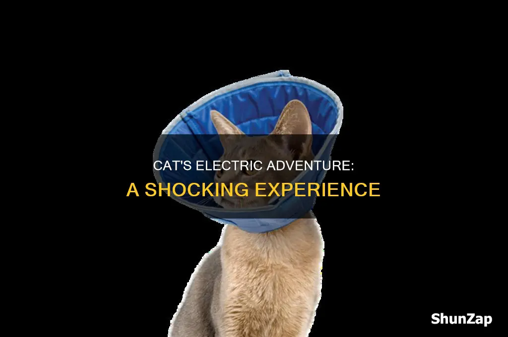 when a cat touches an electric orb
