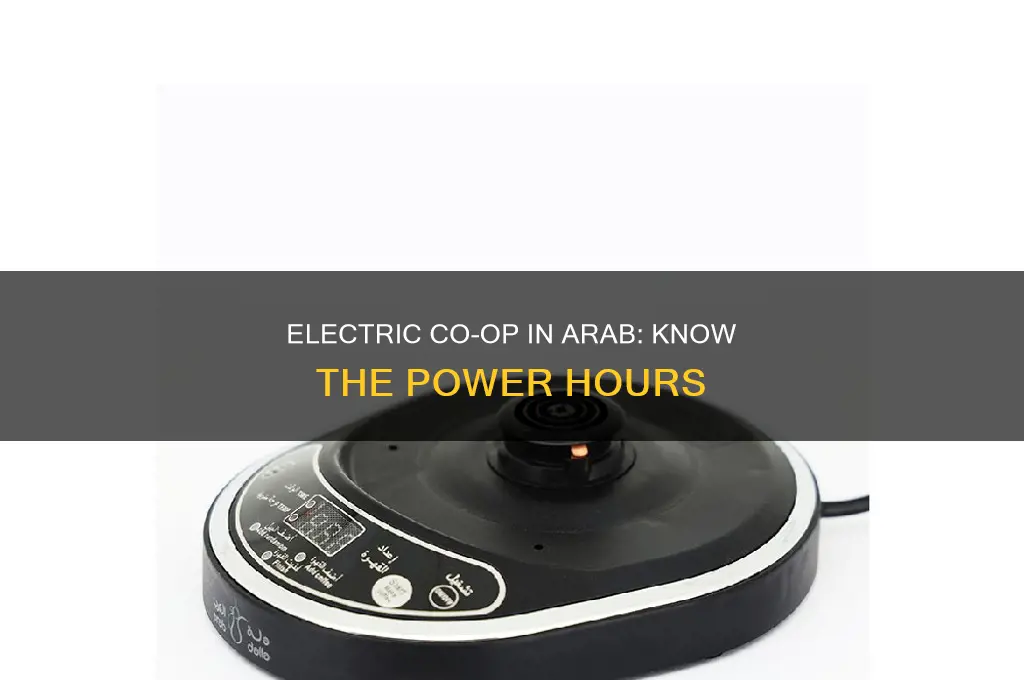 when are arab electric coop arab al