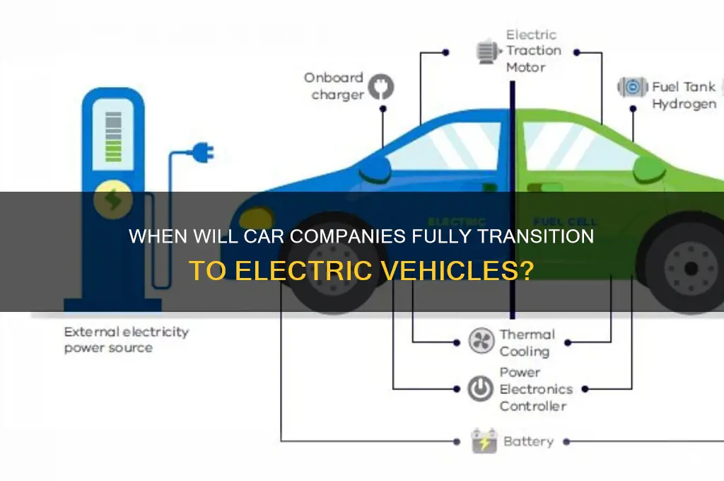 when are car companies going all electric
