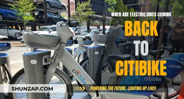 Electric Citibikes: When Will They Return?