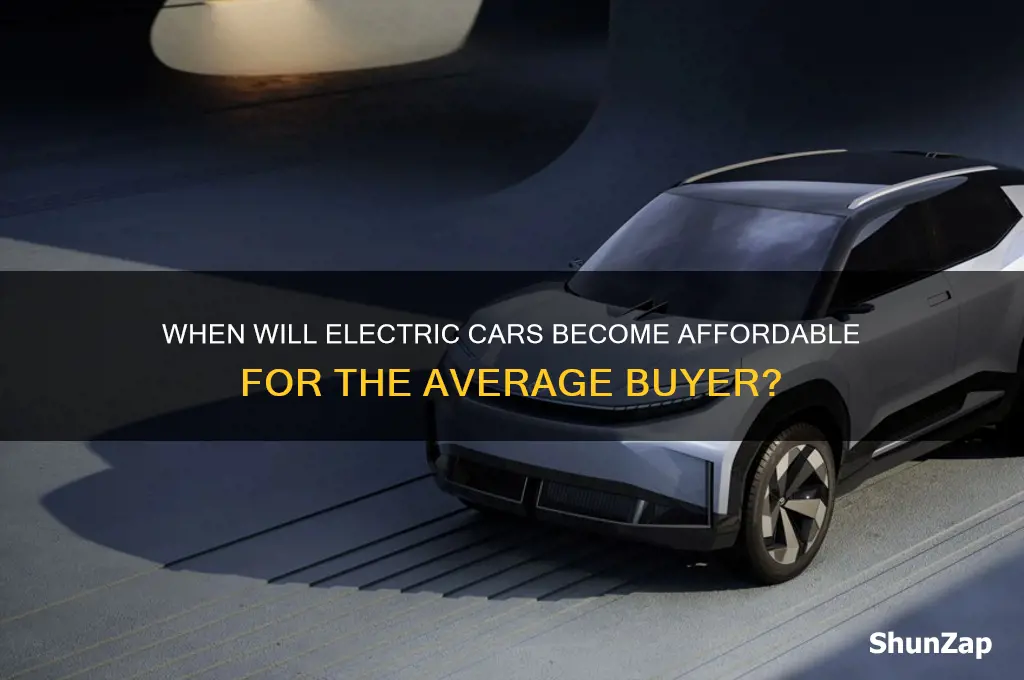 when are electric cars going to be affordable