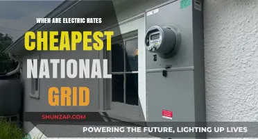 Best Time for Cheaper Electric Rates on National Grid
